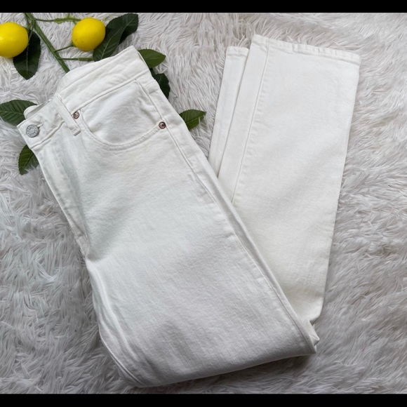 TRAVE Irina Slim Straight 5 Pocket Crop Jeans - Picture 10 of 10